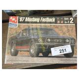 67 Mustang fastback , unopened box