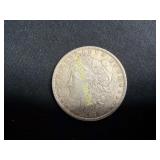 1896 Morgan silver dollar  TJ