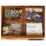 Collection of Kennedy Half Dollar Coins in