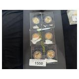 Six president dollar coins   TC