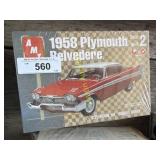 58 Plymouth Belvedere unopened box