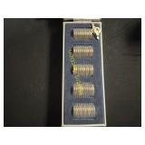 50 state quarters in locking box   TA