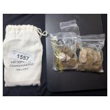 Two bags of wheat pennies   TC