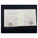 1955 Roosevelt dime and a 1936 mercury dime  TD