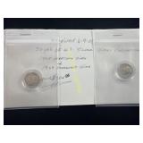 1945 Mercury dime and 1964 Roosevelt dime  TD