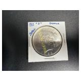 1922 Peace silver dollar  TJ