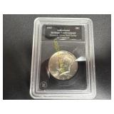 1969 uncirculated Kennedy half dollar  TN