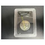 1966 uncirculated Kennedy half dollar  TN