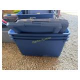 Three totes three lids