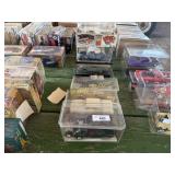 Assembled models and display cases