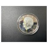 Polk silver dollar  TF