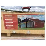 Triple garage metal shed C2545FT  +