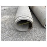 Concrete Roadway, pipe 18' bell ends x 8' long