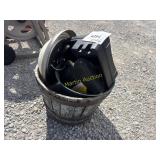 2 Flower Pots W/misc