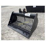 Excavator screening bucket  +