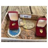 Collection of GM Service Awards and Commemorative