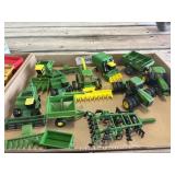 John Deere tractors and farm equipment 1/64 scale