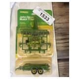 John Deere tiller and spreader 1/64 scale
