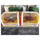 Case corn picker and case G combine collectibles