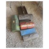 7 Vintage tool boxes
