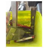 Assorted Hand Tools: Levels, Squares, Protractor,