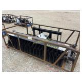 2026 Mower King Skid Steer angle broom SSAB72+
