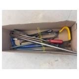 Air tools and pry bars