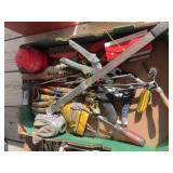 Assorted Hand Tools and Safety Gear Lot, Mixed Mat