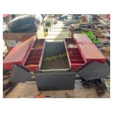 Vintage Sears Craftsman Metal Cantilever Toolbox,
