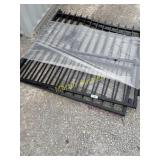 Bi-parting wrought iron gate SK-14BL  +