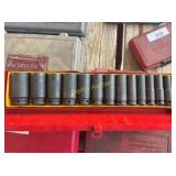 Genius 1/2' Drive Deep Impact Socket Set, Metric,