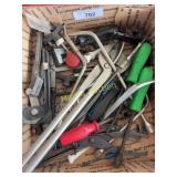 Assorted Hand Tools Including Pliers, Screwdrivers