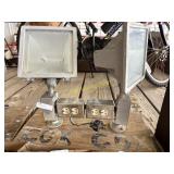 Outdoor lighting w/outlets