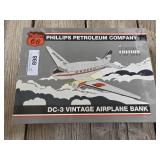 Phillips 66 DC-3 Vintage airplane bank