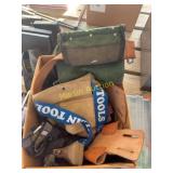 Assorted Lineman Safety Gear, Belts, Ropes, and To