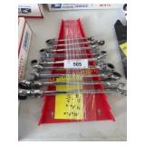 Matco ratchet wrenches, 5/16 to 3/4