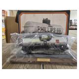 Phillips 66 train coin bank