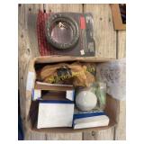 Box of Mixed Automotive Parts with New SSI Air Fil
