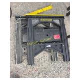 Pair of StoreHorse Folding Sawhorses, Heavy-Duty P