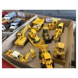 John Deere and caterpillar construction equipment