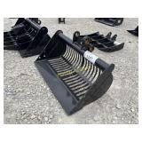 Excavator screening bucket  +