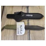 GVDV 7' blade survival knife