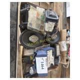 Flashlights radio, CB 12 V air compressor speaker