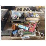Unused painting supplies