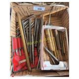 Mixed Lot of Metal Punches, Chisels, and Hand Tool