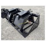 Skid steer hollow wood grabber GY-HWG72  +