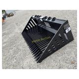 Skid steer rock bucket w/o teeth GY-RB66N  +