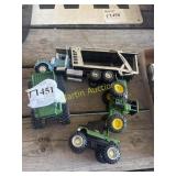 John Deere and car hauler toys