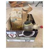 Rivet gun, air meter, air blow gun, headphones