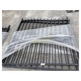 Bi-parting wrought iron gate SK-14BL  +